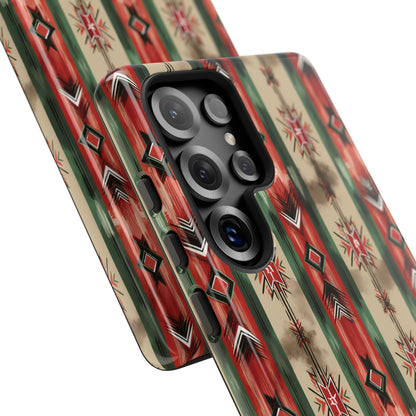 Christmas Aztec Stripes Tough Phone Case