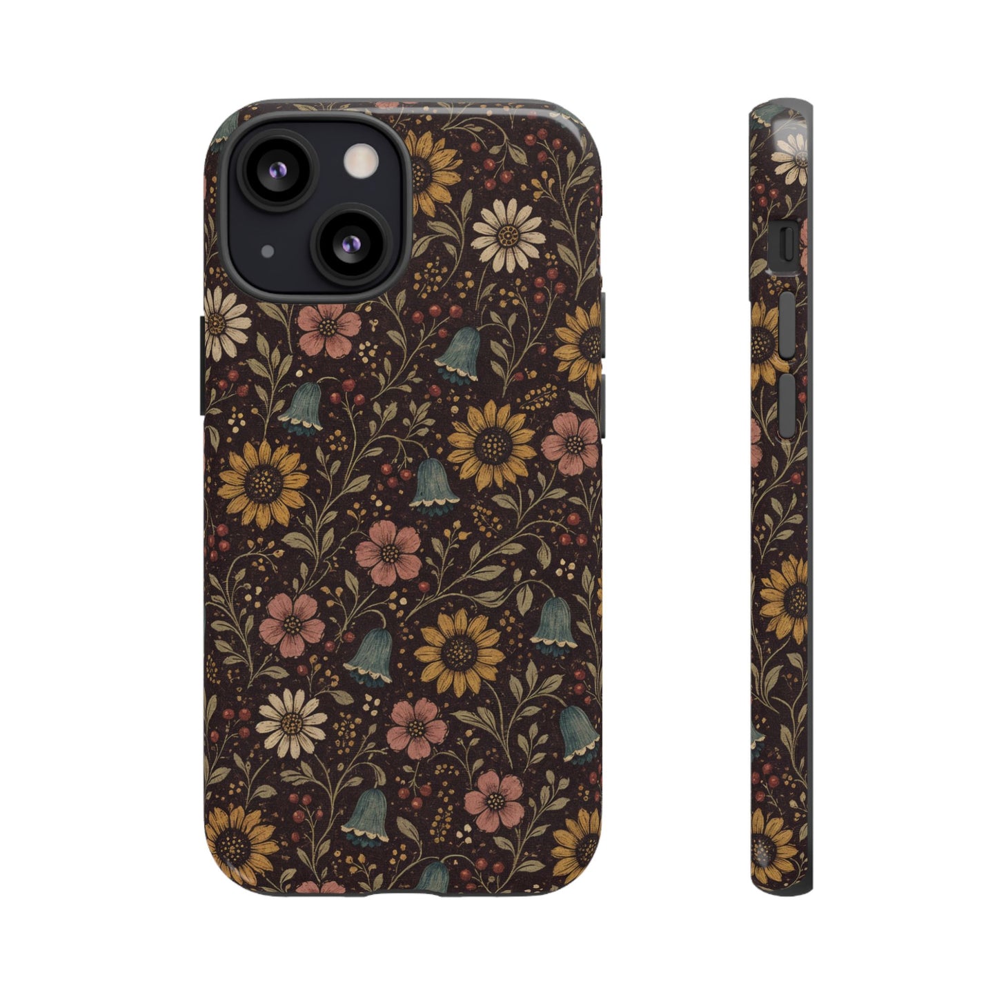 Plum Folk Floral Tough Case