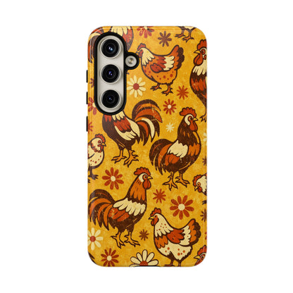 Retro Chickens Tough Case
