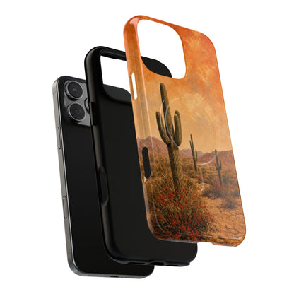 Sunset Cacti Magnetic Case