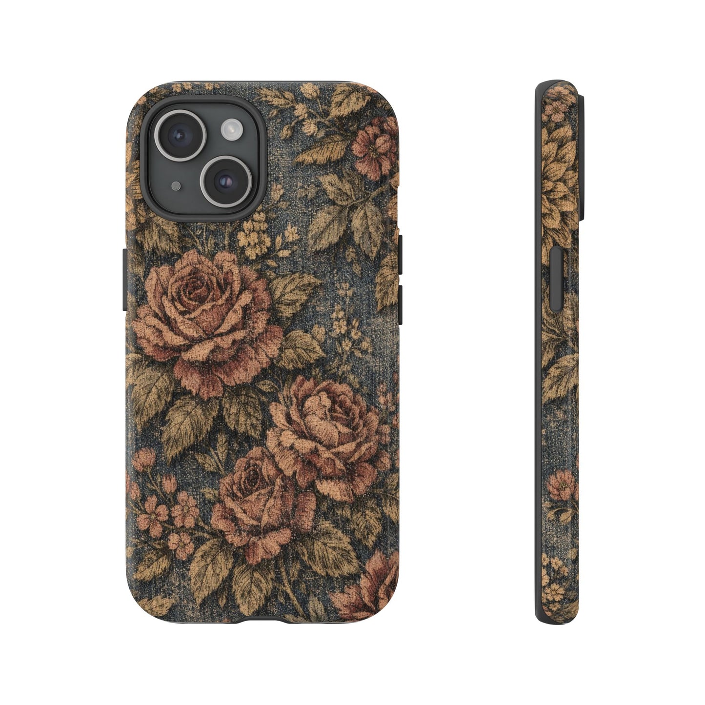 Denim Blooms Tough Case