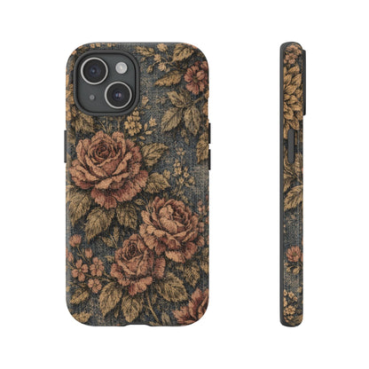 Denim Blooms Tough Case