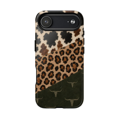 Leopard Longhorn Magnetic Case