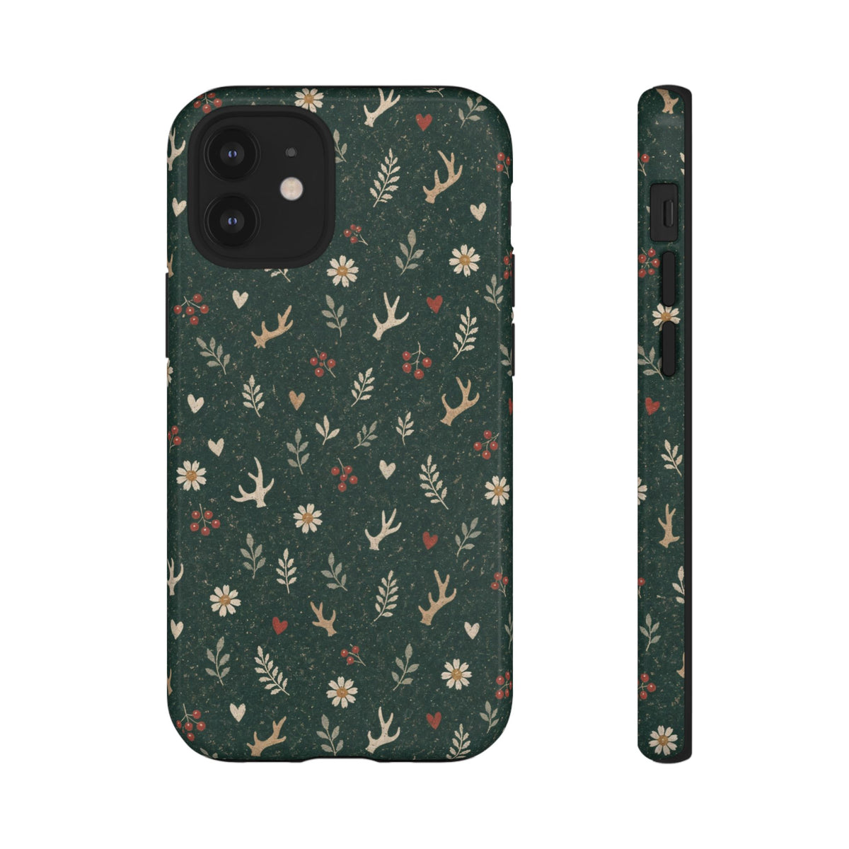 Antler Daisies Evergreen Tough Case