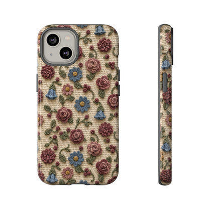 Crochet Flower Garden Tough Case