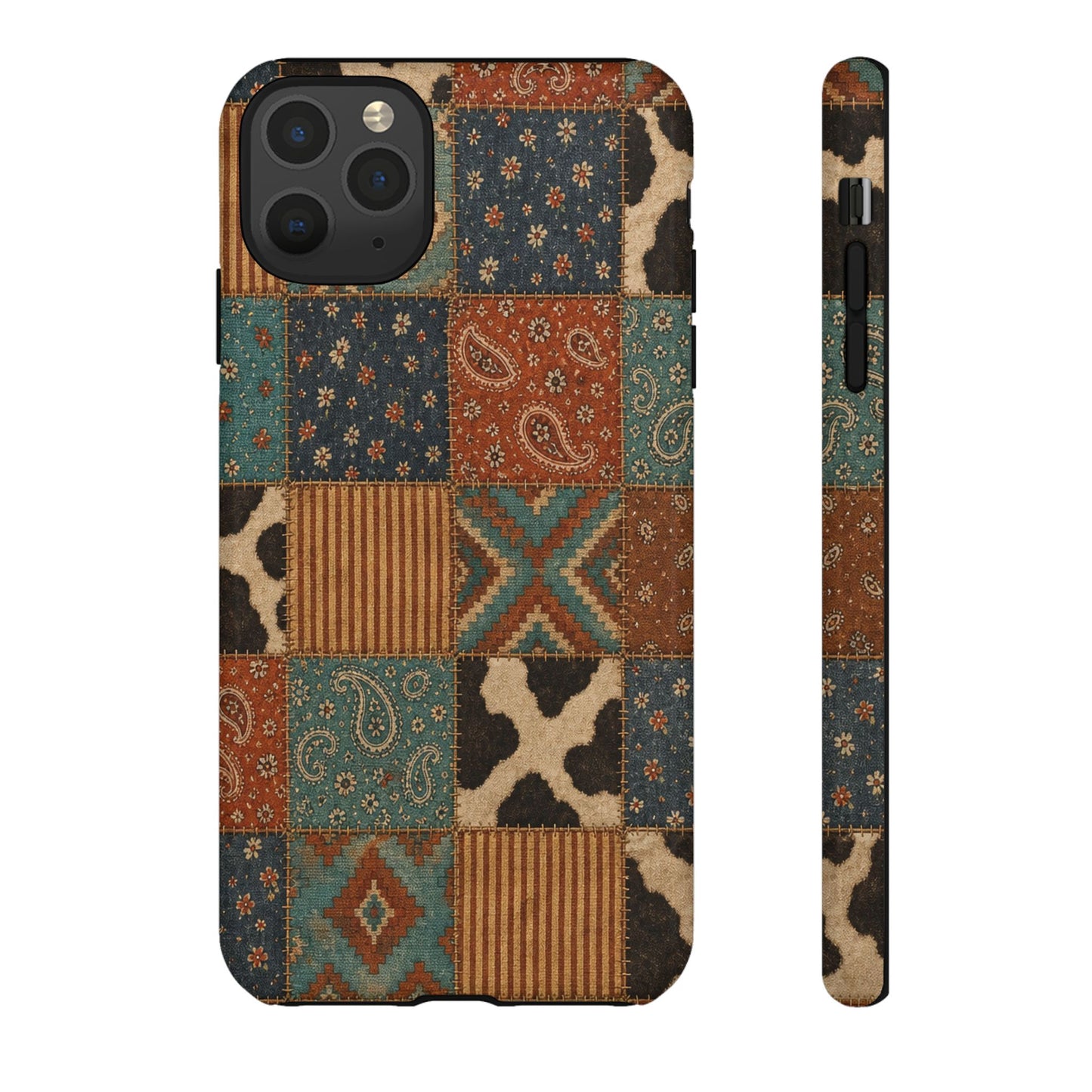 Turquoise Patchwork Tough Case