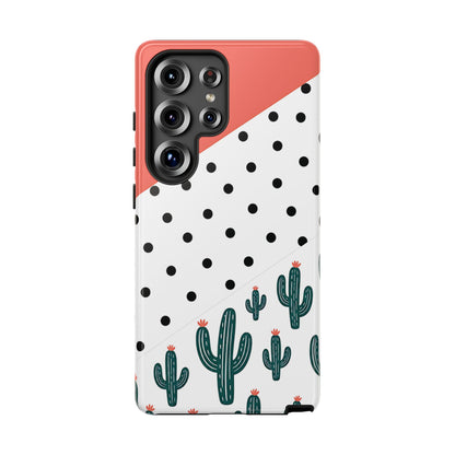 Polka Dot Cactus Tough Case