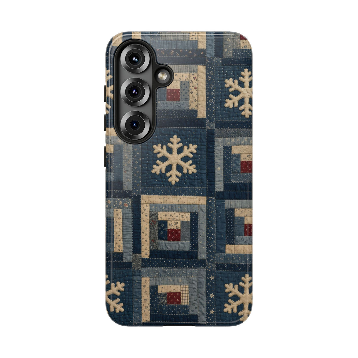 Snowflake Quilt Tough Case