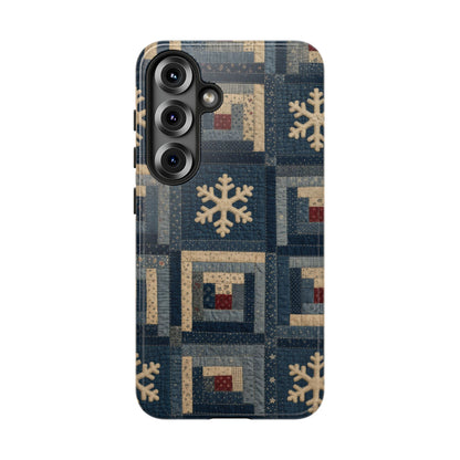 Snowflake Quilt Tough Case