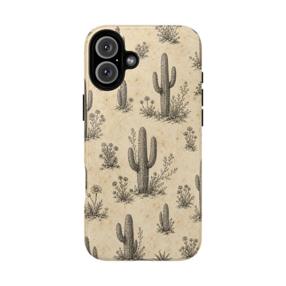 Cactus Sketch Magnetic Case