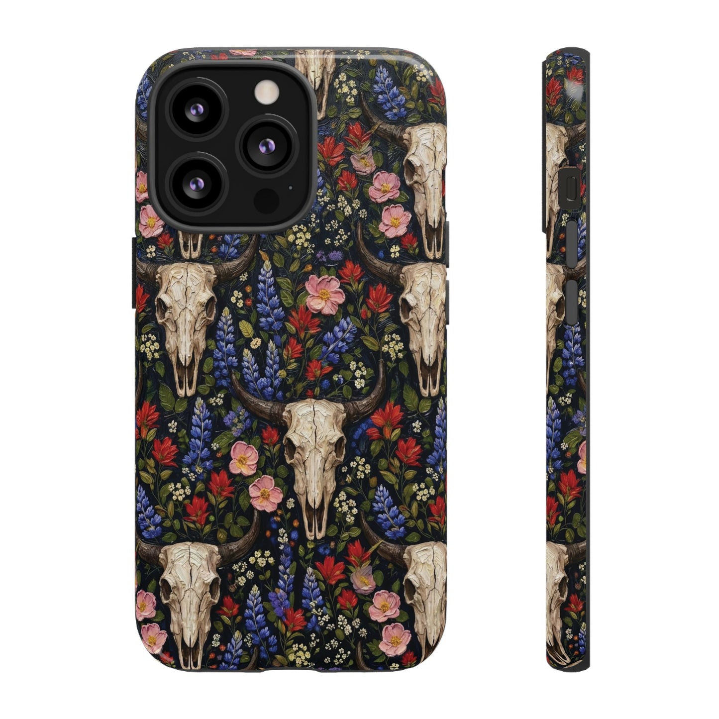 Floral Skull Tough Case