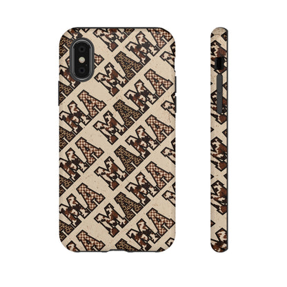 Grunge Cowhide Mama Tough Case