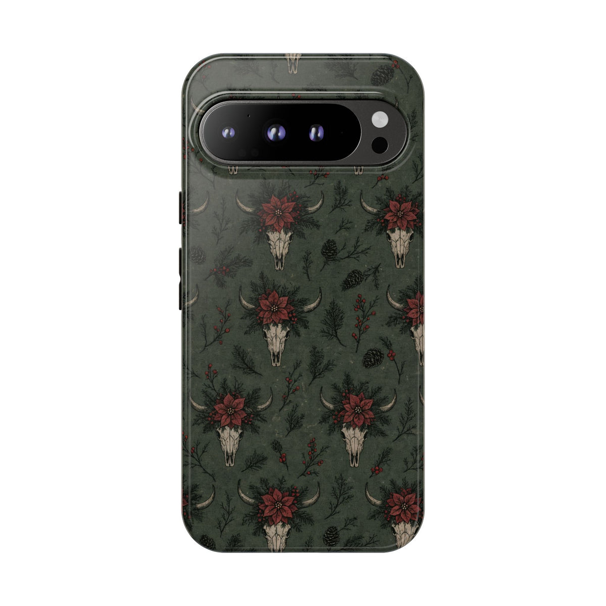Inked Christmas Skull Tough Case