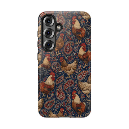 Patriotic Paisley Chickens Tough Case