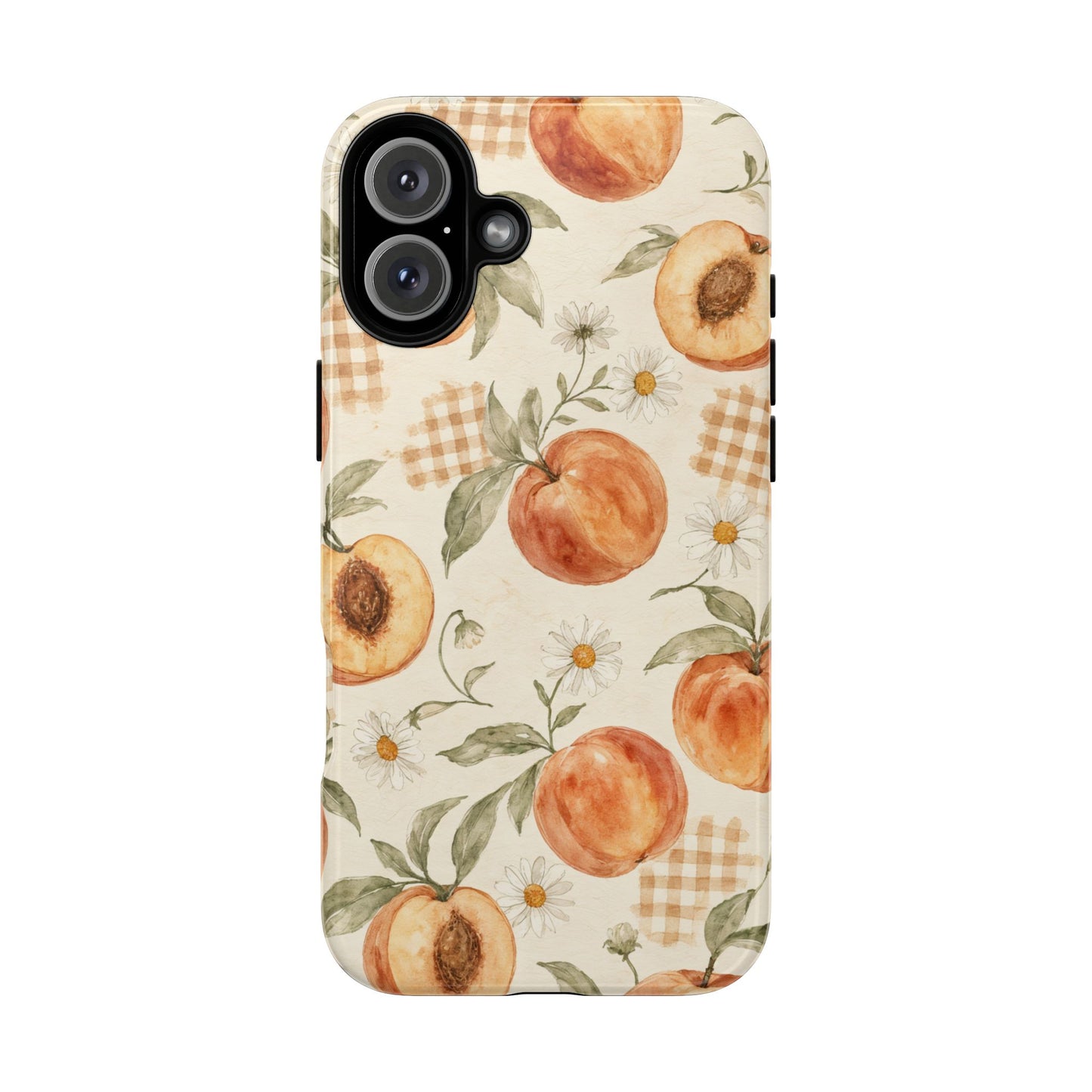 Peachy Gingham Tough Case