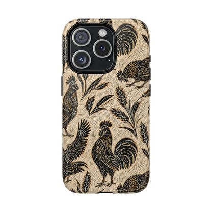 Carved Rooster Magnetic Case