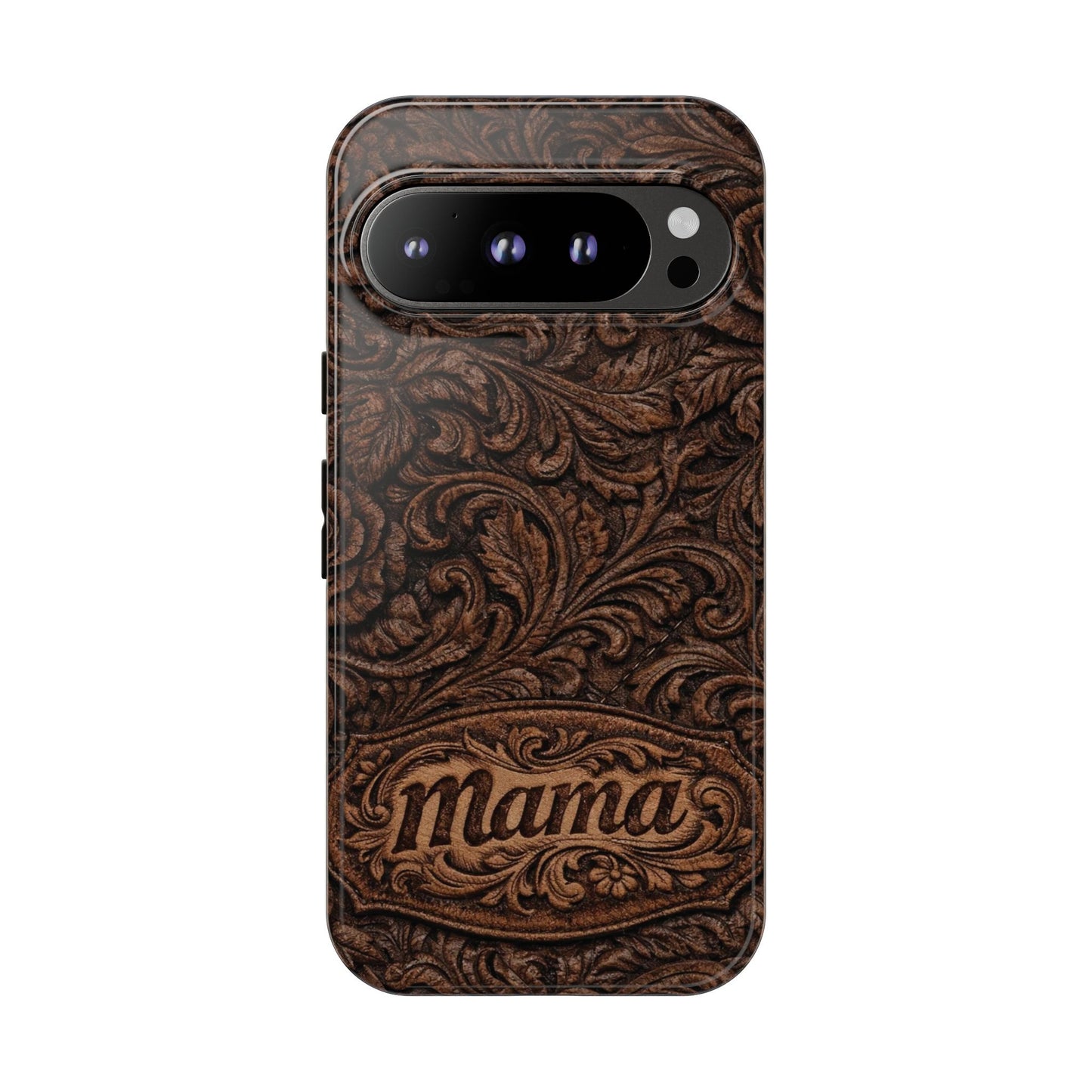 Carved Floral Mama Tough Case