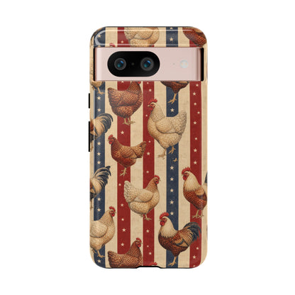 Chickens and Stripes Tough Case