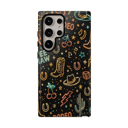 Retro Neon Rodeo Tough Case