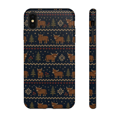 Highland Cow Sweater Tough Case