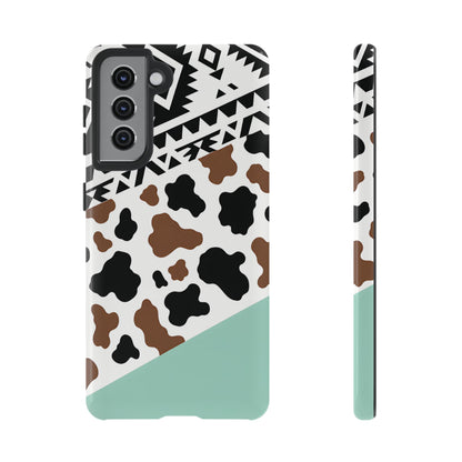 Mint Aztec Cowhide Tough Case