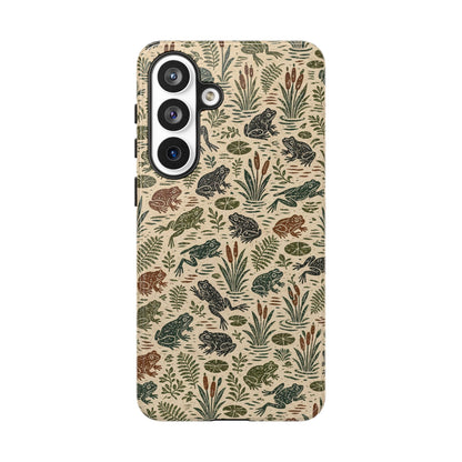 Linocut Frog Pond Tough Case