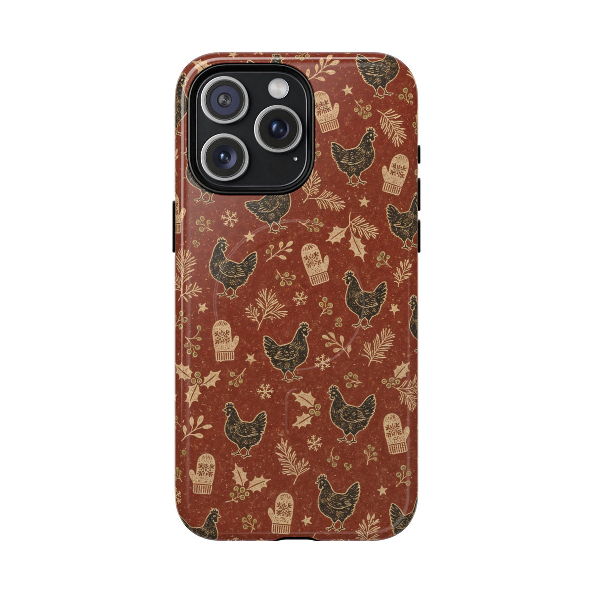 Christmas Hens Magnetic Case