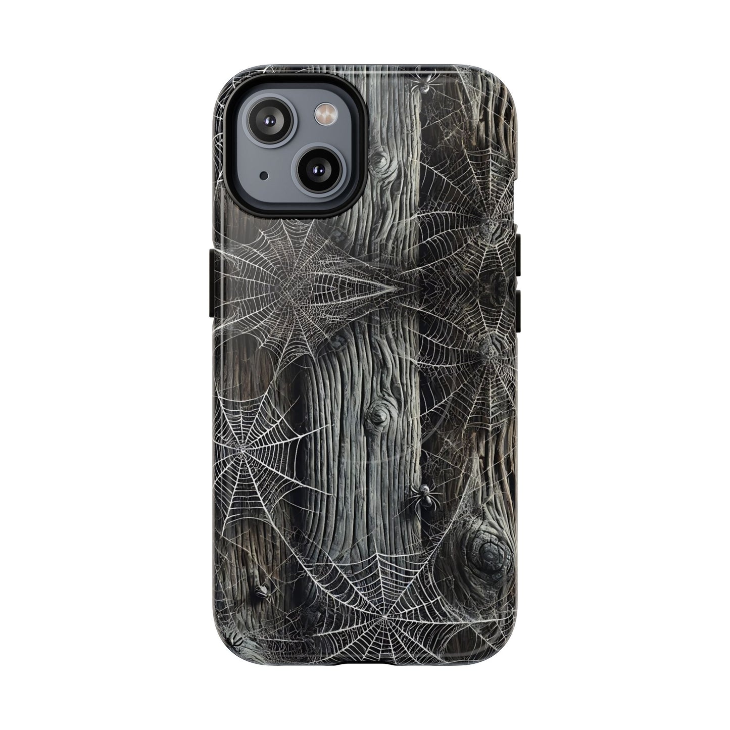 Spiderwebs Barnwood Magnetic Case