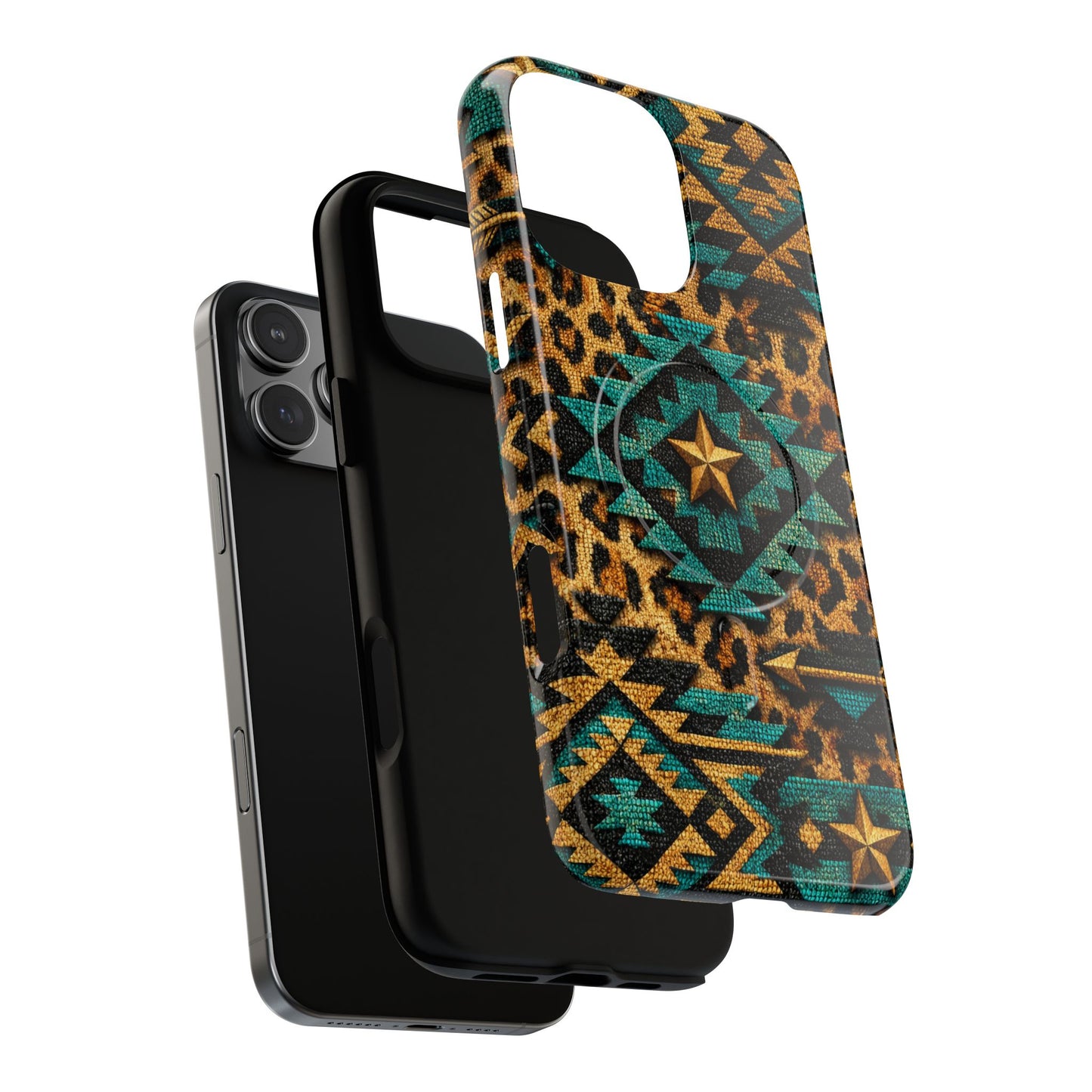 Aztec Leopard Magnetic Case