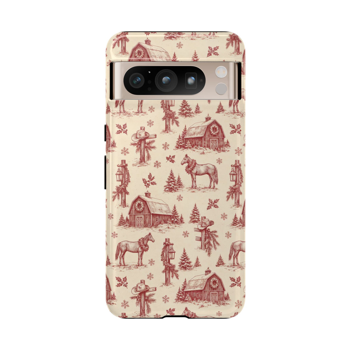 Christmas Toile Tough Case