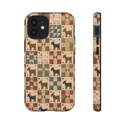 Goat Quilt Tough Case