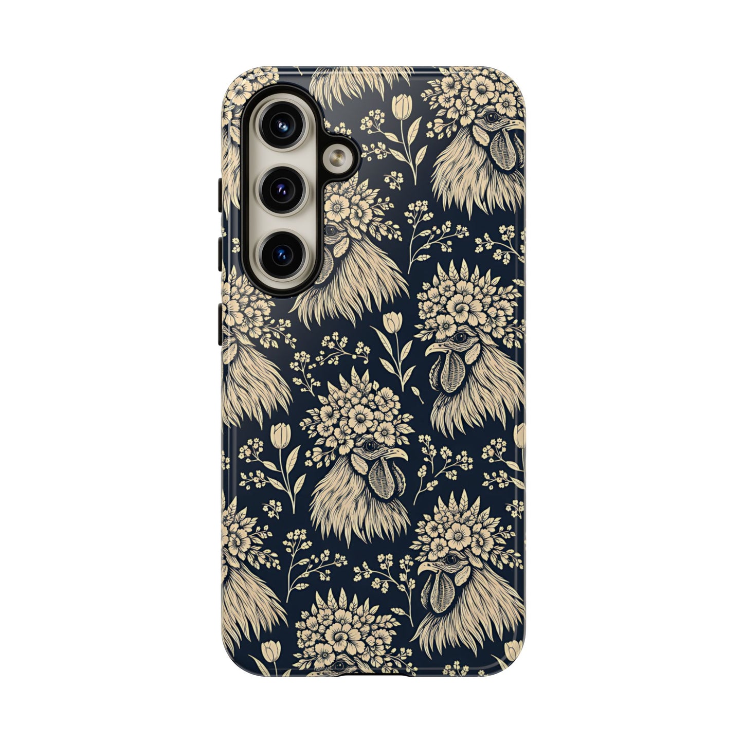 Floral Rooster Tough Case