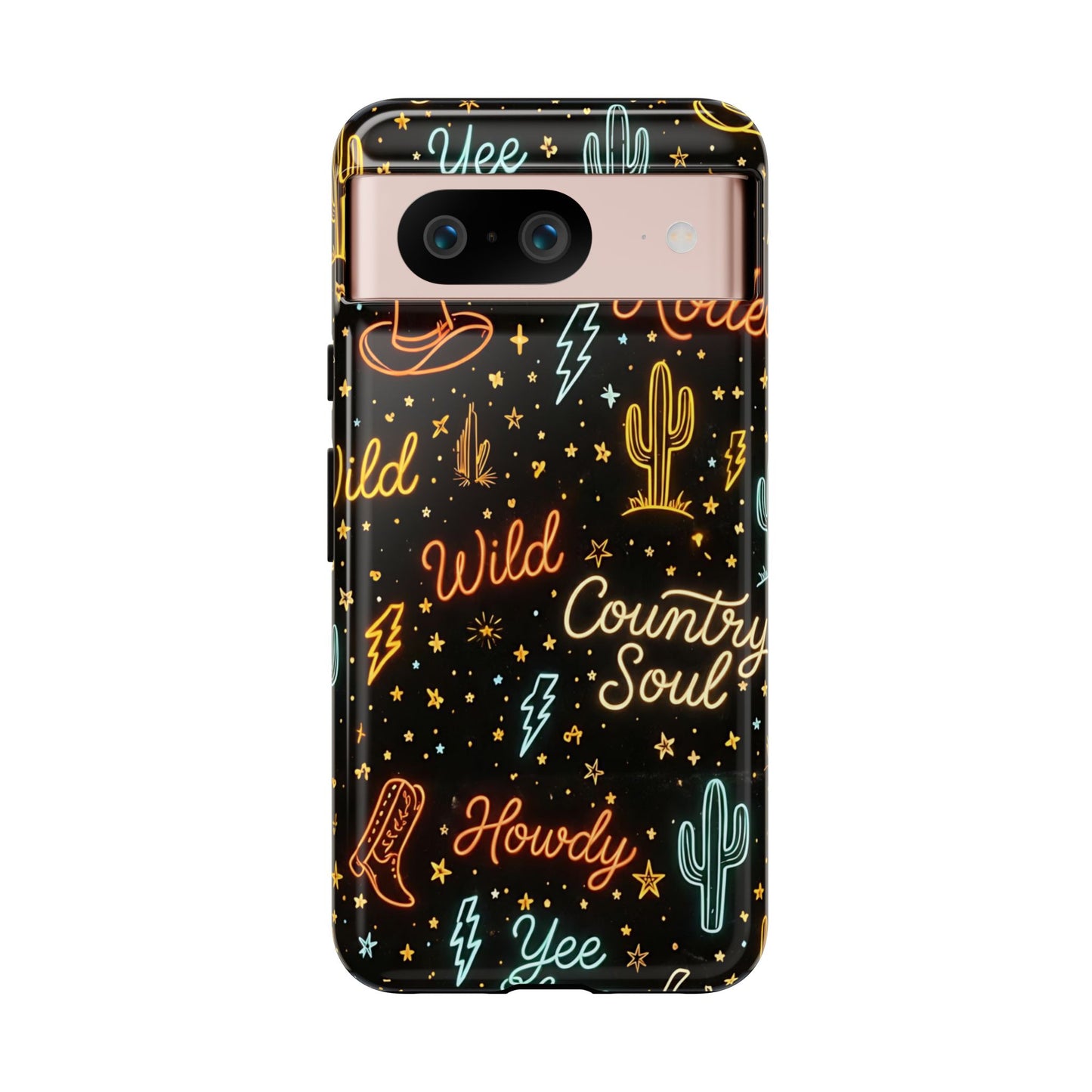 Neon Western Script Tough Case