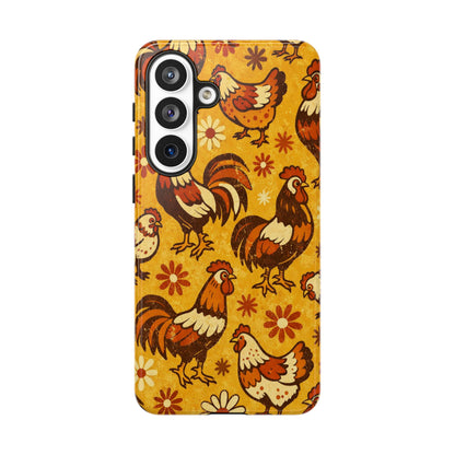 Retro Chickens Tough Case