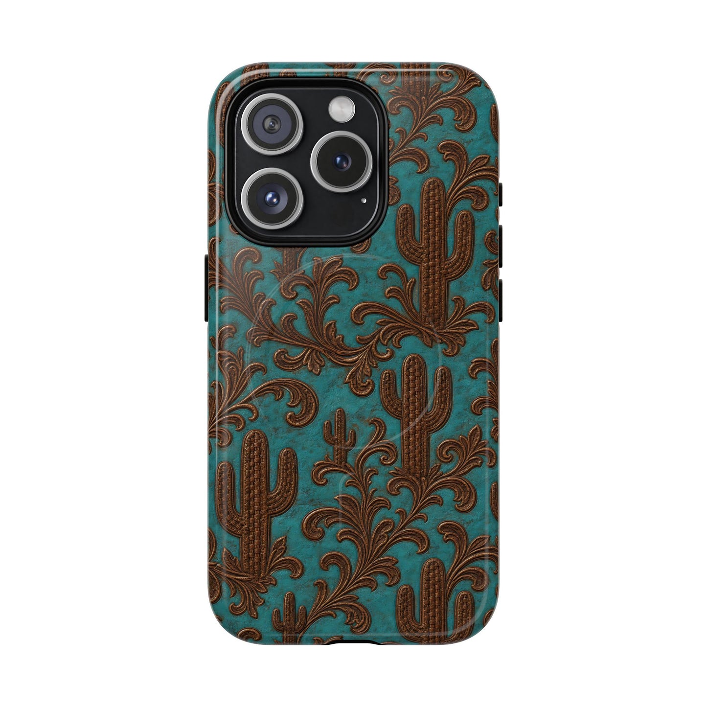 Cactus + Scrolls Magnetic Case