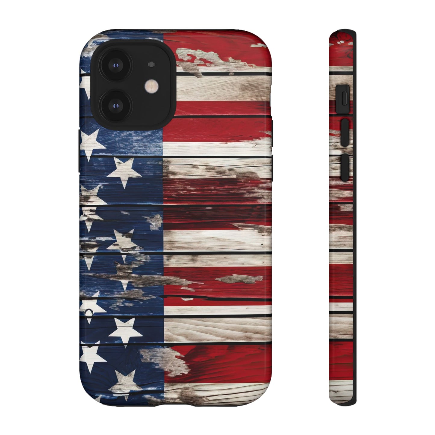 Wood Stars Stripes Tough Case