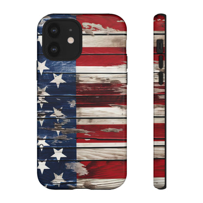 Wood Stars Stripes Tough Case