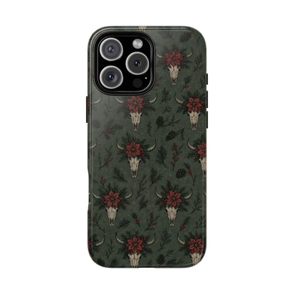 Inked Christmas Skull Tough Case