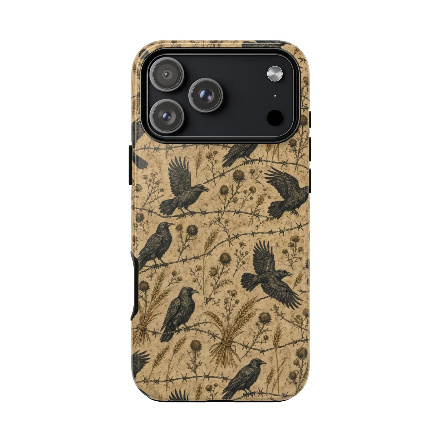 Crow Wheat Barbwire Tough Case