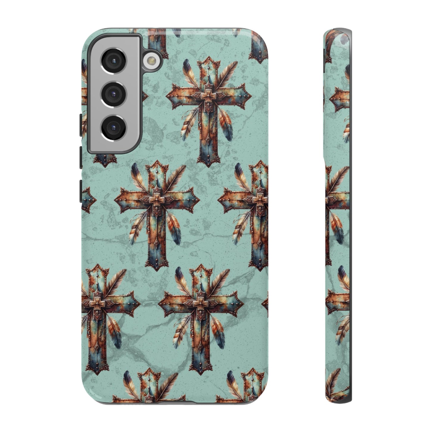 Crosses And Feathers Tough Case