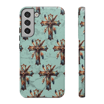 Crosses And Feathers Tough Case