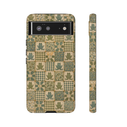 Frog Quilt Tough Case