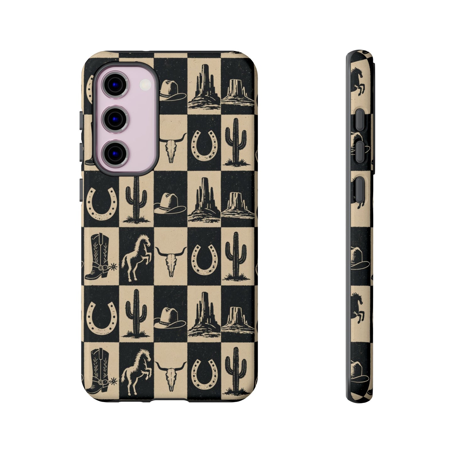 Western Checkerboard Tough Case