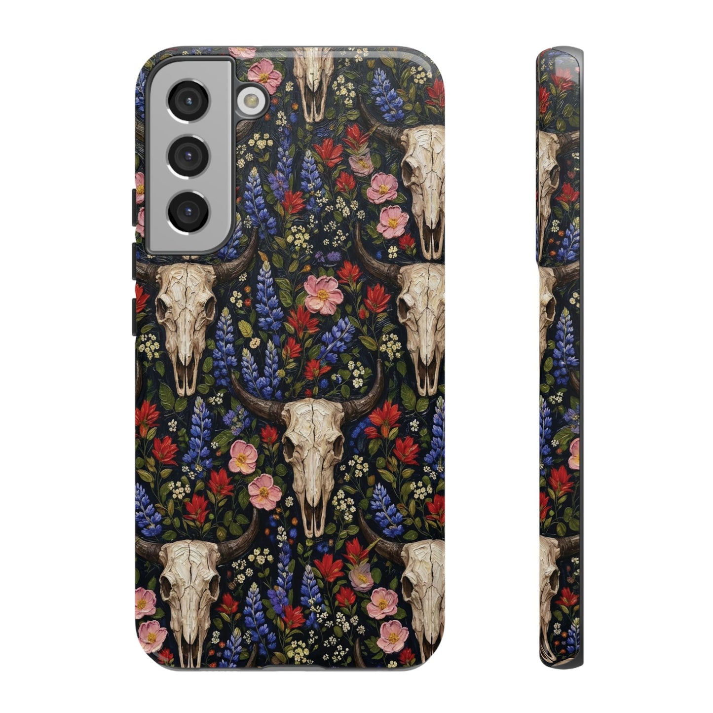 Floral Skull Tough Case