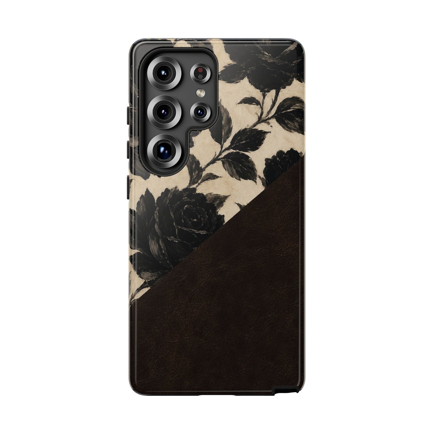 Rose Leather Tough Case