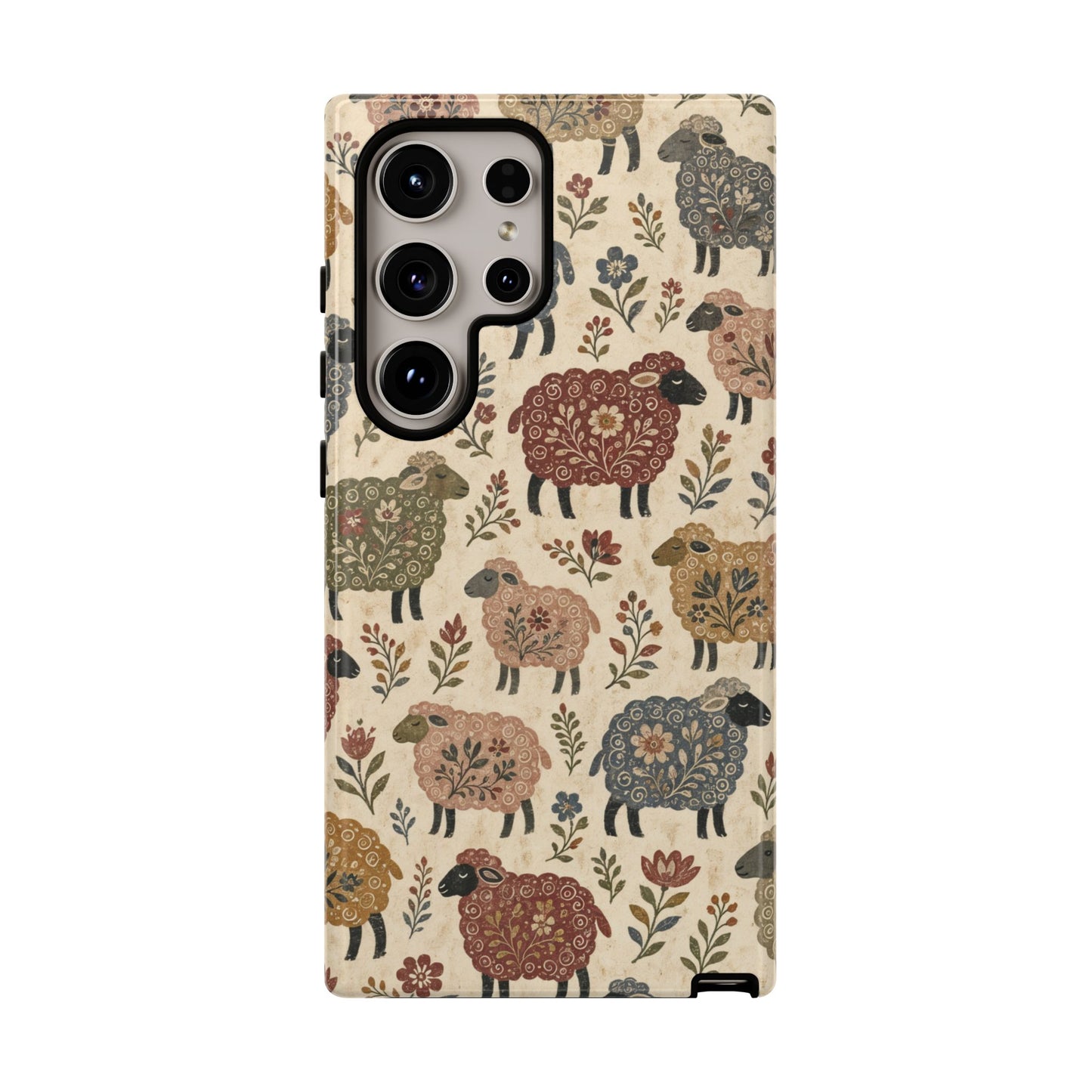 Folk Sheep Tough Case