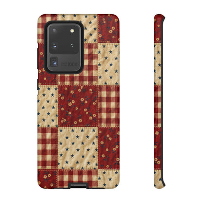 Gingham Stars Tough Case