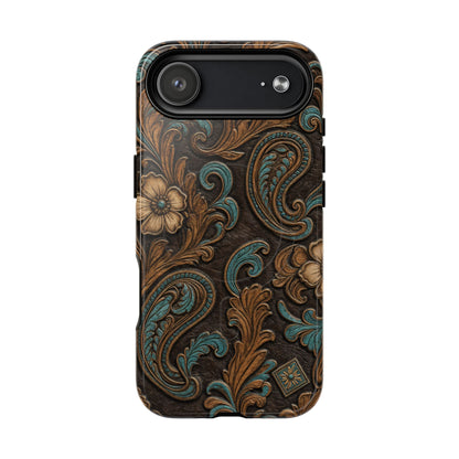 Tooled Paisley Magnetic Case