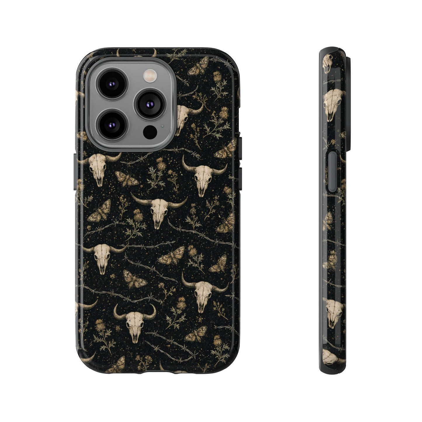 Bull Skull Barbwire Tough Case