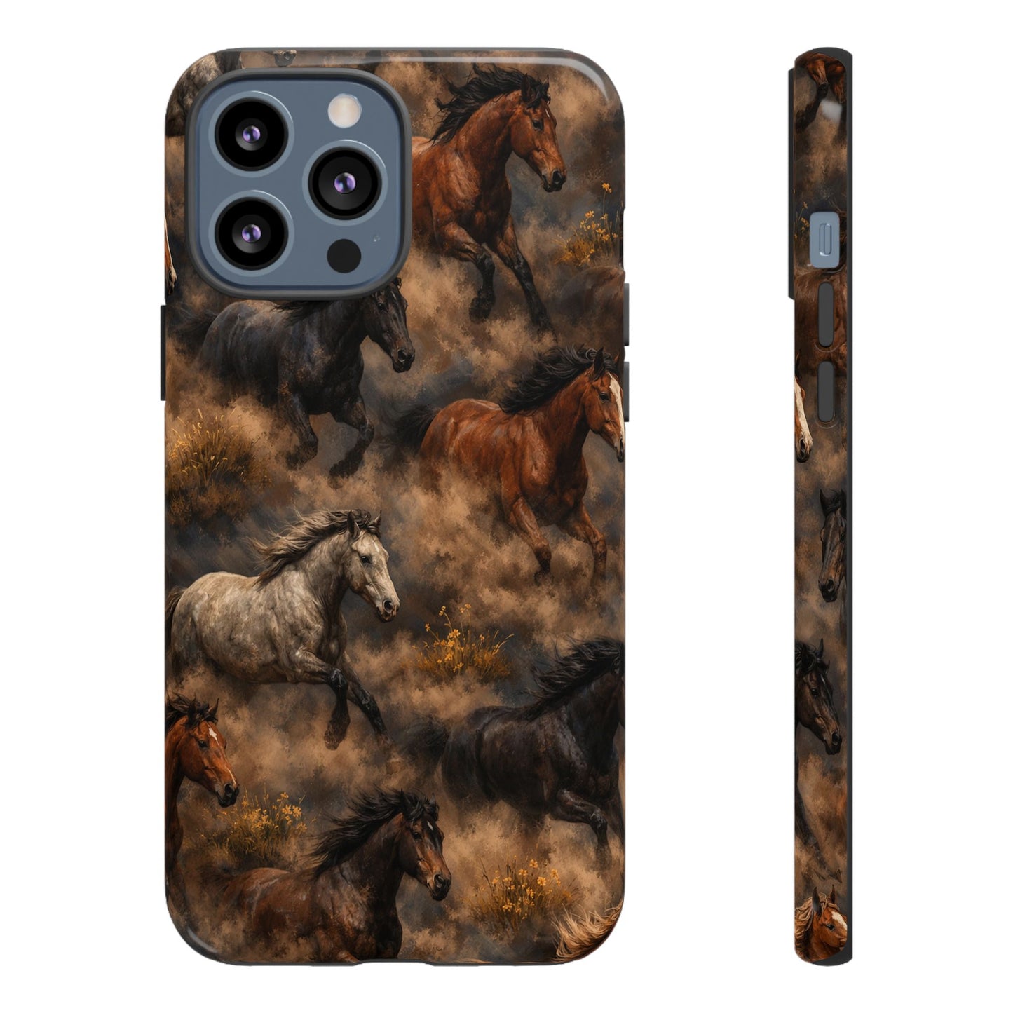 Running Horses Tough Case